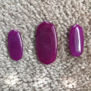 For Kathy Loose Purple Jade KS stones